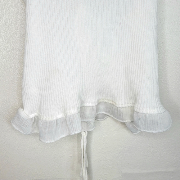 Shein, Womens's White Lace,  Sleeveless Tank Top, Size Medium - Picture 7 of 12